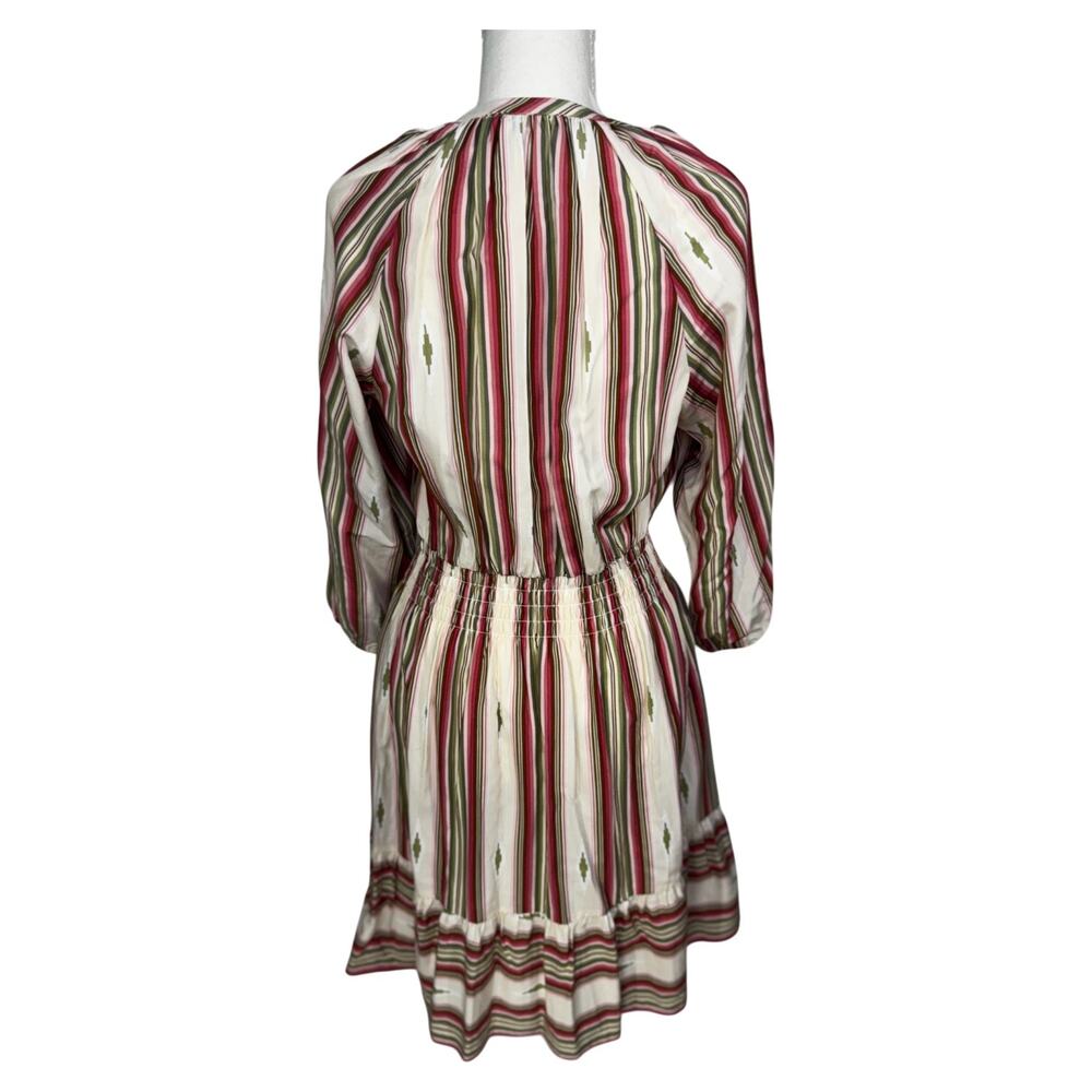 Ariat Lovell Western Smocked Mini Dress Small Rodeo Festival Country Cowgirl - Picture 4 of 16